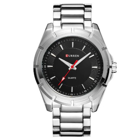 Curren Big Dial Stainless Steel Watch (Dial 4.4cm)