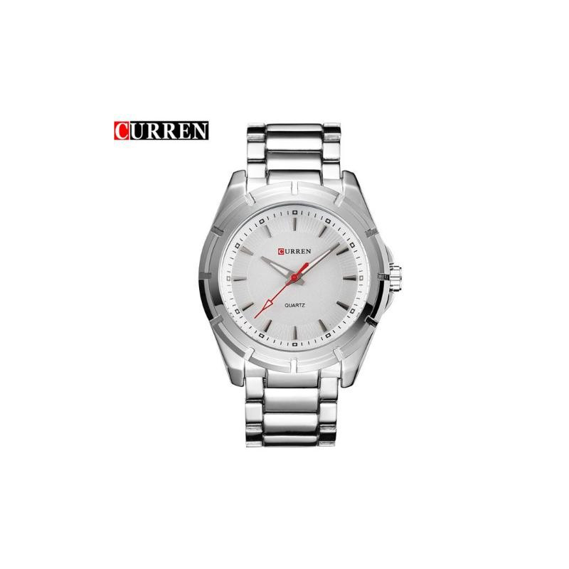 Curren Big Dial Stainless Steel Watch (Dial 4.4cm)