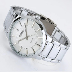 Curren Choronometer Quartz Stainless Steel Watch (Black 4.8cm Dial) -