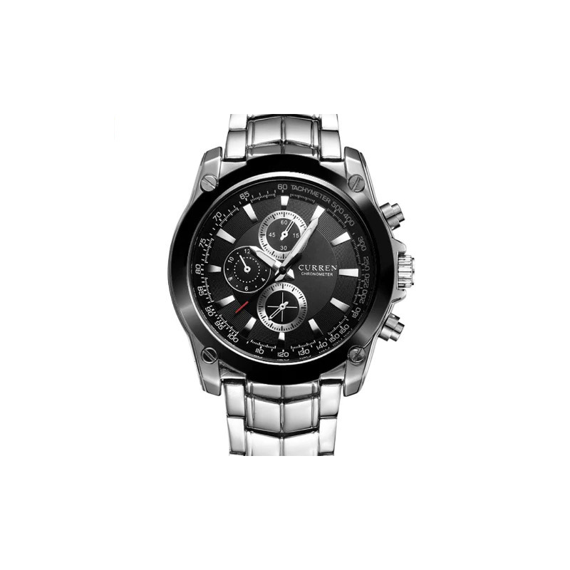 Curren Full Steel Business Quartz Watch (Dial 4.0cm)