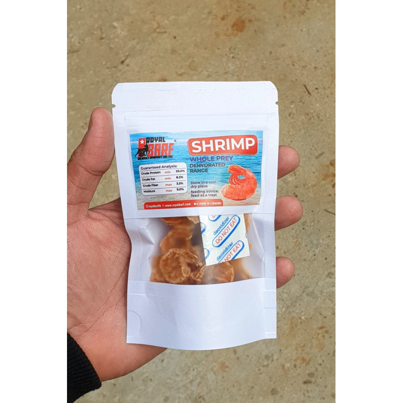 Whole Shrimps Dehydrated 30g