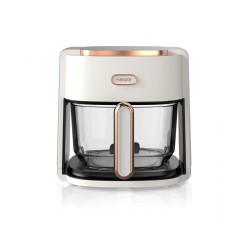 HAEGER Air Glass Digital Oil-Free Fryer - 4.5 L, 8 Programs, Gl     ass Bowl, 1200W