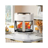 HAEGER Air Glass Digital Oil-Free Fryer - 4.5 L, 8 Programs, Gl     ass Bowl, 1200W