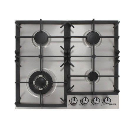 Build in Gas Hob- 4 Burners, 1 Wok, 60 cm