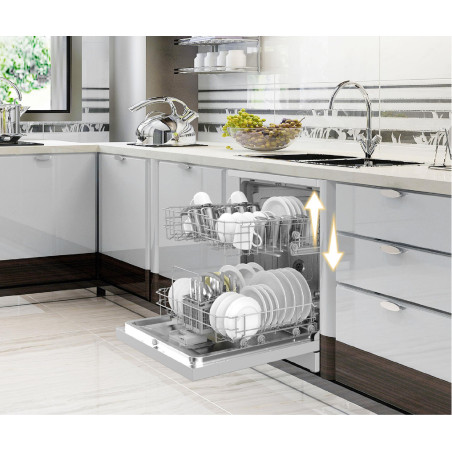 Dishwasher HAEGER DW-S8P.002A – 13 Sets, 60 cm, Class E, Grey