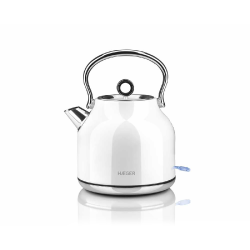 Electric kettle HAEGER ART DECO WHITE – Inox 1,7L 2200W