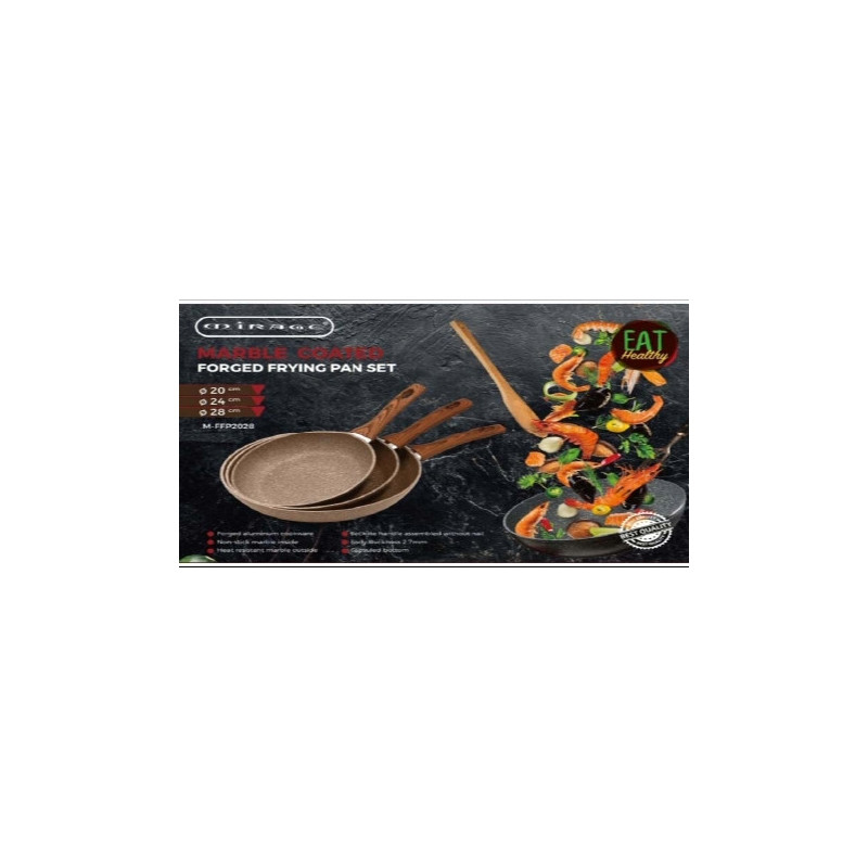 MIRAGE  FRYING PAN SET -M-FFP2028