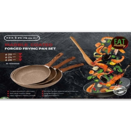 MIRAGE  FRYING PAN SET -M-FFP2028
