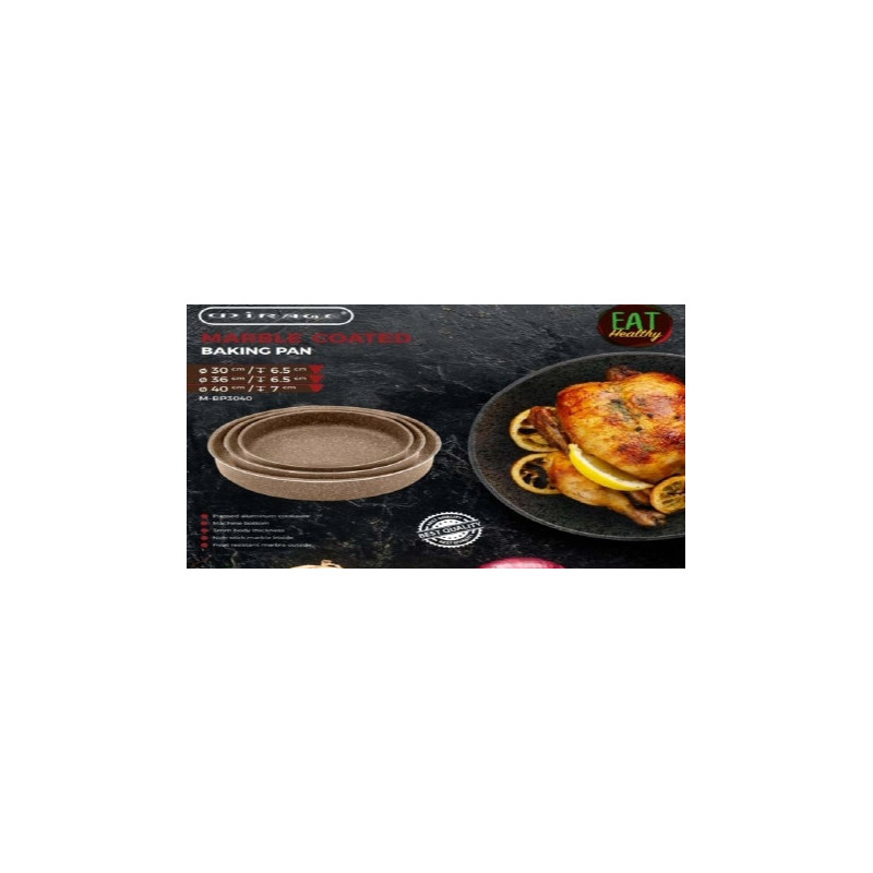 MIRAGE MARBLE COATED BAKING PAN M-BP3040