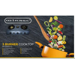 MIRAGE 3 BURNER COOKTOP M-GS3031G