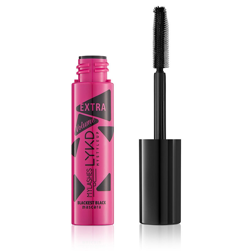 LYKD Extra Volume Blackest Black Mascara - Intense Black Mascara That Gives Extra Volume