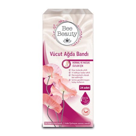 Bee Beauty Waxing Strips for Face 24 Pack