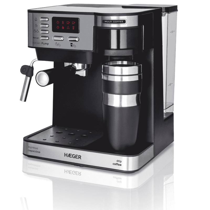 Espresso Coffee Machine and Drip Coffee HÆGER Multi Coffee Espresso Coffee Machine and Drip Coffee HÆGER Multi Coffee