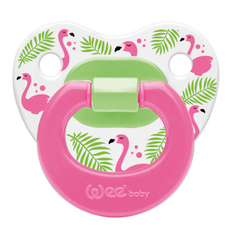 Patterned Pacifier No: 3 - Pink,wee baby