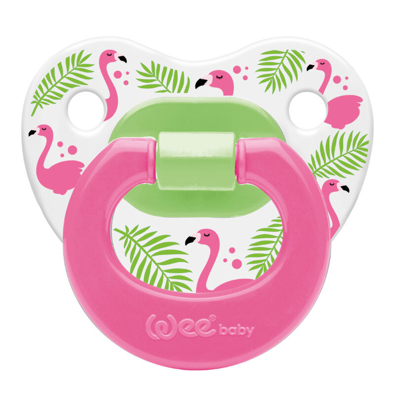 Patterned Pacifier No: 1 - Pink,wee baby Patterned Pacifier No: 1 - Pink,wee baby