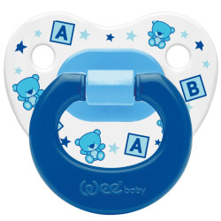 Patterned Pacifier No: 2 - Blue,wee baby