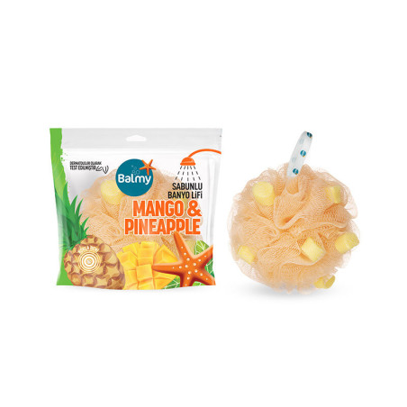 Balmy Mango & Pineapple Soapy Bath Loofah