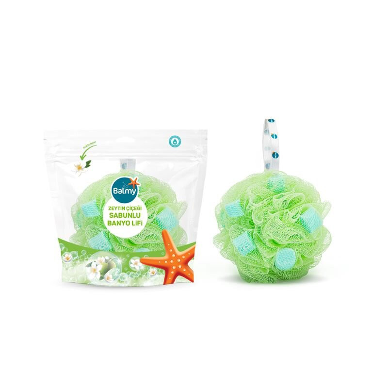 Balmy Olive Blossom Soap Bath Loofah Balmy Olive Blossom Soap Bath Loofah