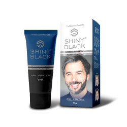 Shiny black anti-gray shampoo