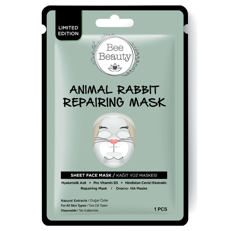 Bee Beauty Rabbit Sheet Mask 25 gr Bee Beauty Rabbit Sheet Mask 25 gr