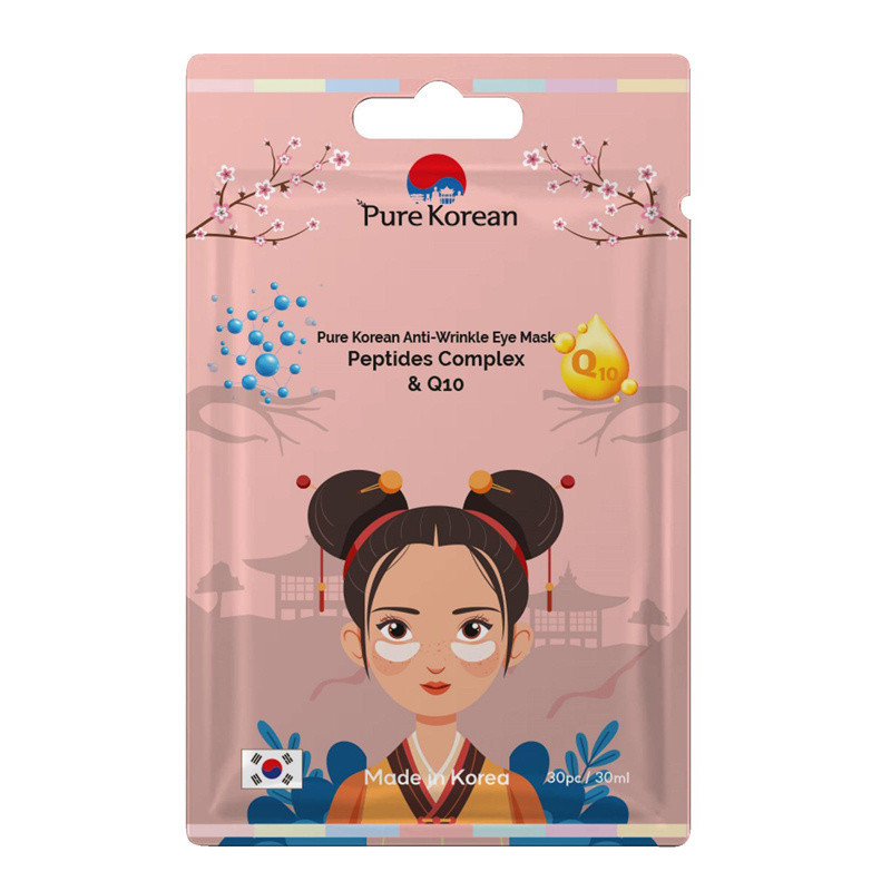 Pure Korean Anti-Wrinkle Eye Mask 30 ml (Peptides Complex & Q10) Pure Korean Anti-Wrinkle Eye Mask 30 ml (Peptides Complex & Q10)
